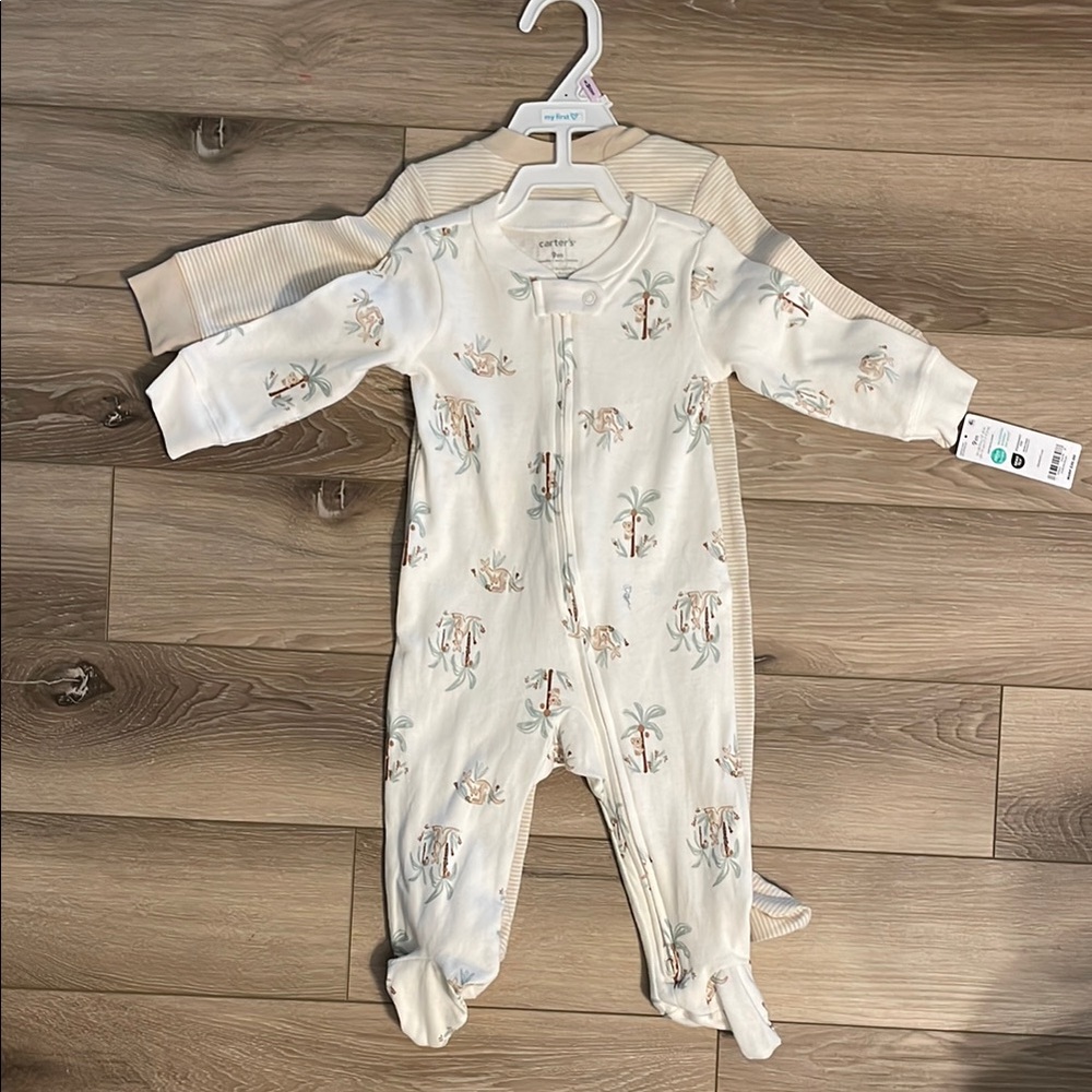 COPY - NWT Carter's Baby One Piece Footies - 2 pieces